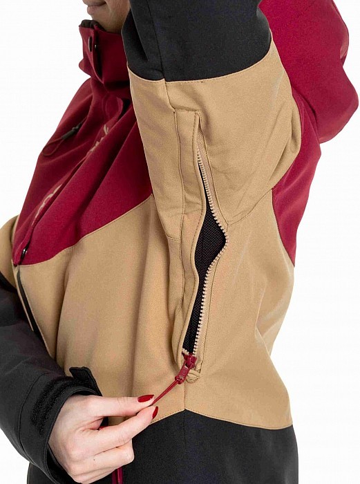 Dámská bunda MEATFLY KIRSTEN BEET RED/BLACK