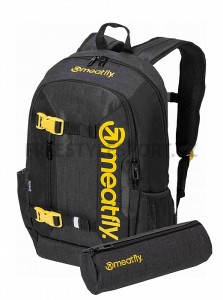 Meatfly BASEJUMPER BLACK/CHARCOAL HEATHER 22