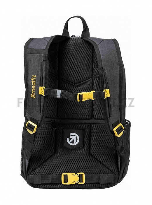 Meatfly BASEJUMPER BLACK/CHARCOAL HEATHER 22