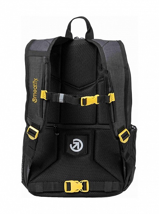 Meatfly BASEJUMPER BLACK/CHARCOAL HEATHER 22