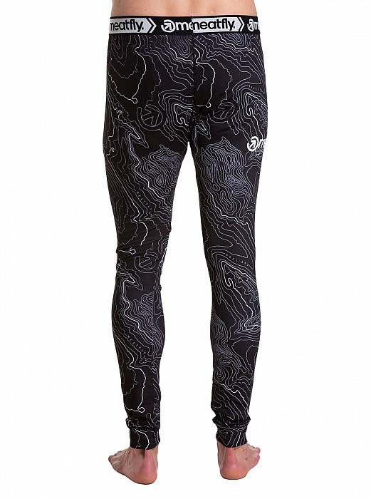 Thermo SLOAN TERMO PANTS BLACK TOPOGRAPHY