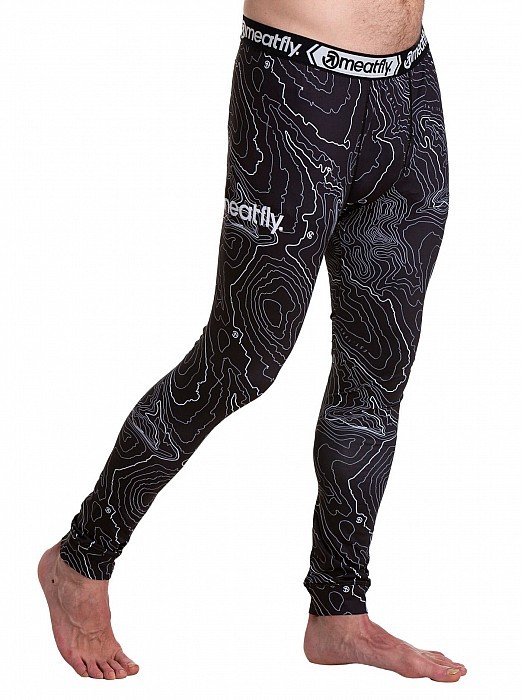 Thermo SLOAN TERMO PANTS BLACK TOPOGRAPHY