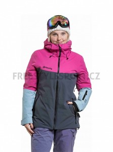 Dámská bunda MEATFLY KIRSTEN GRAY DARK/PINK