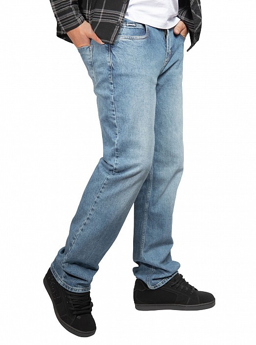 Kalhoty MEATFLY JUSTYN REBORN JEANS DIRTY WASHED DENIM