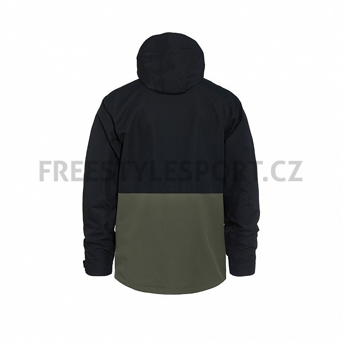 Bunda HORSEFEATHERS CLOSTER II JACKET 22/23 BLACK/GRAPE LEAF