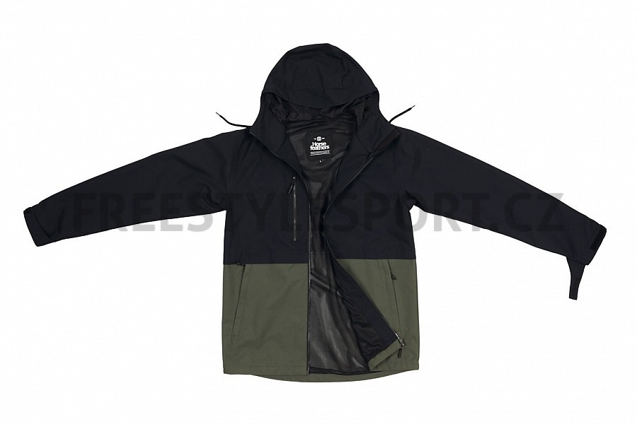 Bunda HORSEFEATHERS CLOSTER II JACKET 22/23 BLACK/GRAPE LEAF
