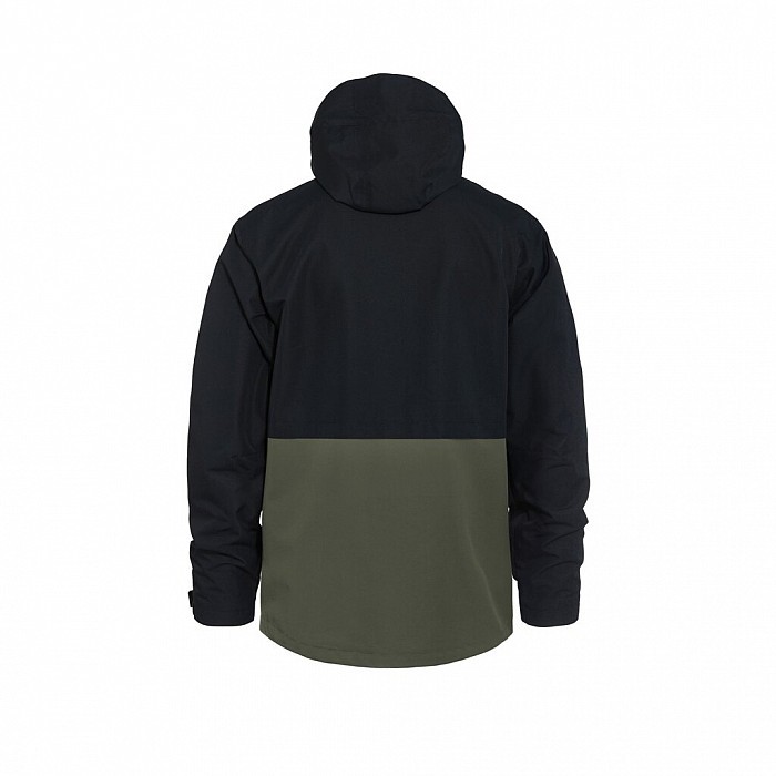 Bunda HORSEFEATHERS CLOSTER II JACKET 22/23 BLACK/GRAPE LEAF