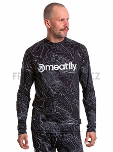Thermo MEATFLY AVERY TERMO TOP BLACK TOPOGRAPHY