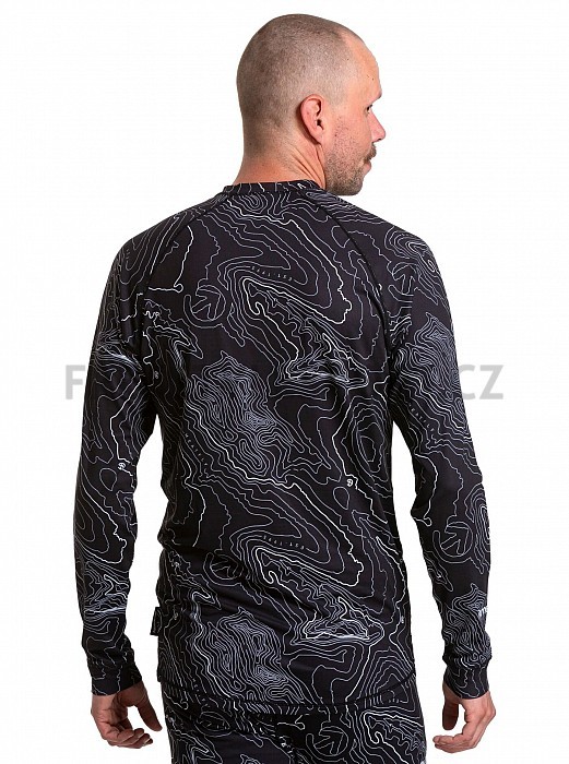 Thermo MEATFLY AVERY TERMO TOP BLACK TOPOGRAPHY