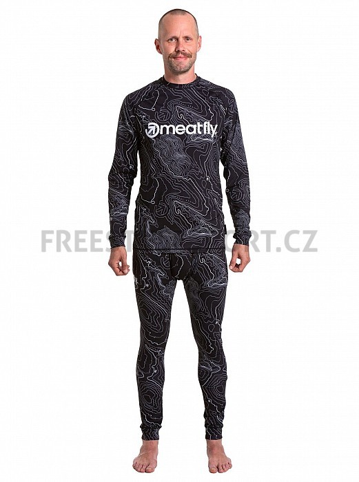 Thermo MEATFLY AVERY TERMO TOP BLACK TOPOGRAPHY