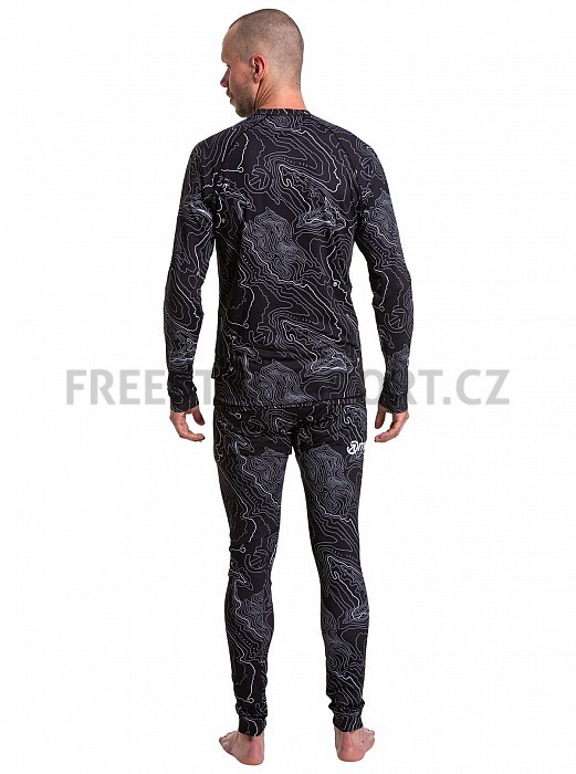 Thermo MEATFLY AVERY TERMO TOP BLACK TOPOGRAPHY