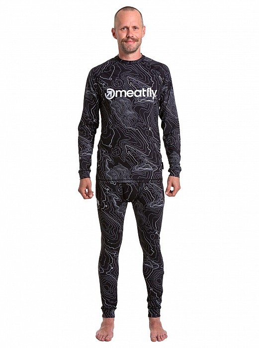 Thermo MEATFLY AVERY TERMO TOP BLACK TOPOGRAPHY
