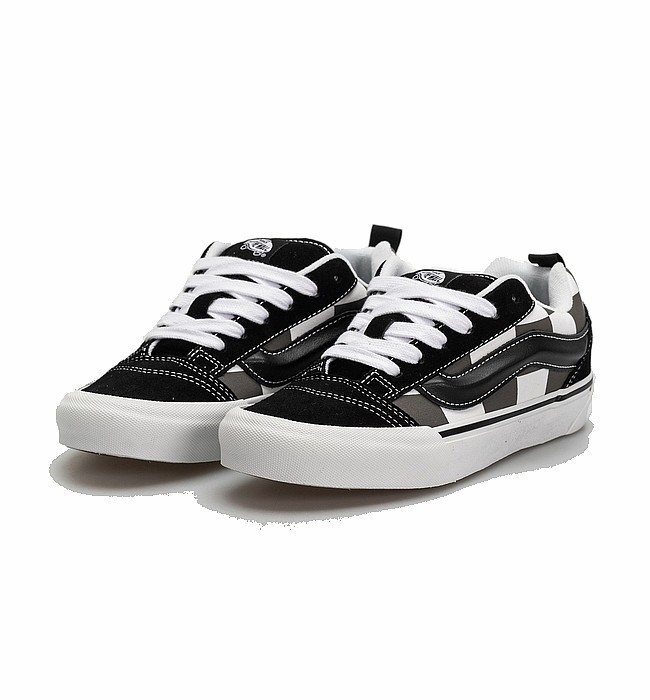 Tenisky VANS KNU SKOOL MEGA CHECK GRAY/BLACK