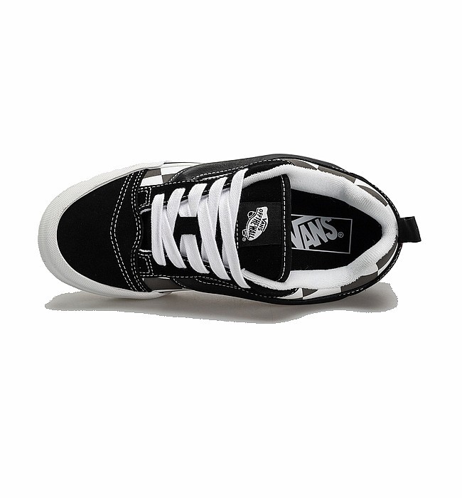 Tenisky VANS KNU SKOOL MEGA CHECK GRAY/BLACK