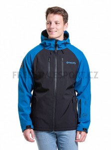 Bunda MEATFLY RASMUSSEN SOFTSHELL JACKET OCEAN BLUE/ BLACK