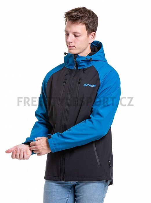 Bunda MEATFLY RASMUSSEN SOFTSHELL JACKET OCEAN BLUE/ BLACK