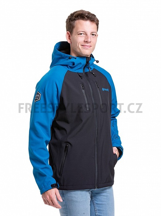 Bunda MEATFLY RASMUSSEN SOFTSHELL JACKET OCEAN BLUE/ BLACK
