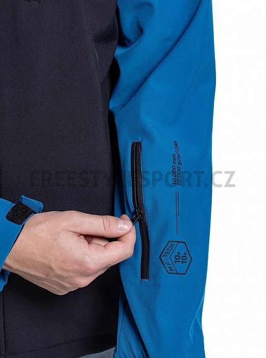 Bunda MEATFLY RASMUSSEN SOFTSHELL JACKET OCEAN BLUE/ BLACK