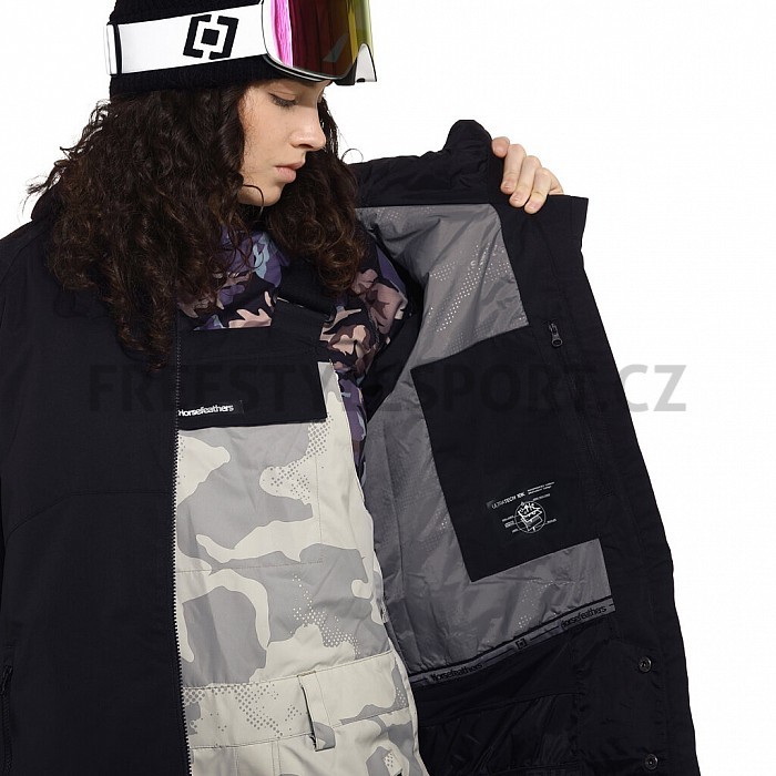 Bunda HORSEFEATHERS HALIA JACKET 2024/25 BLACK