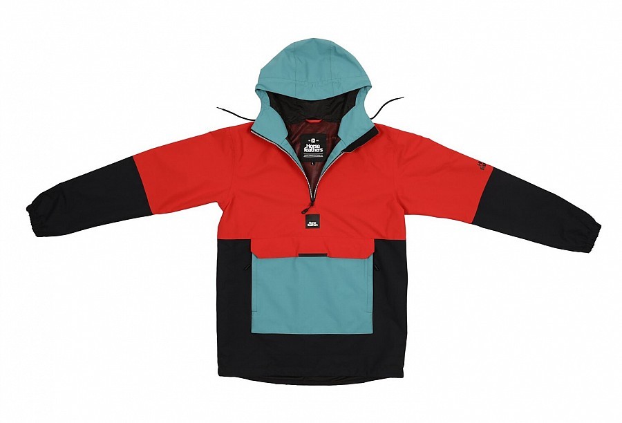 Pánská bunda HORSEFEATHERS SHAW JACKET LAVA/RED OIL BLUE