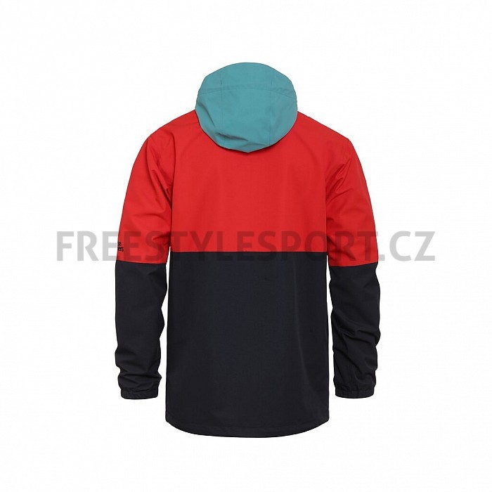 Pánská bunda HORSEFEATHERS SHAW JACKET LAVA/RED OIL BLUE
