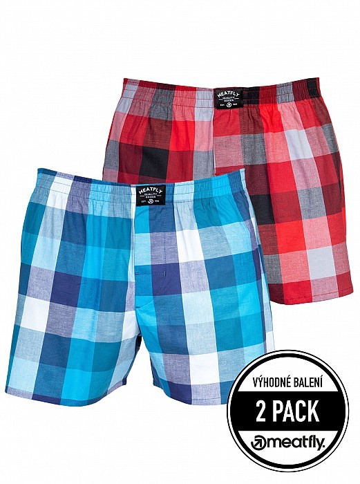 BOXERKY MEATFLY DOUG BOXERSHORTS BLUE/RED