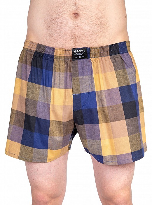 BOXERKY MEATFLY DOUG BOXERSHORTS BROWN/BLUE