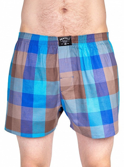 BOXERKY MEATFLY DOUG BOXERSHORTS BROWN/BLUE