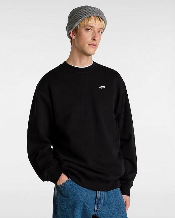 Mikina VANS SALTON LOOSE FIT CREW BLACK
