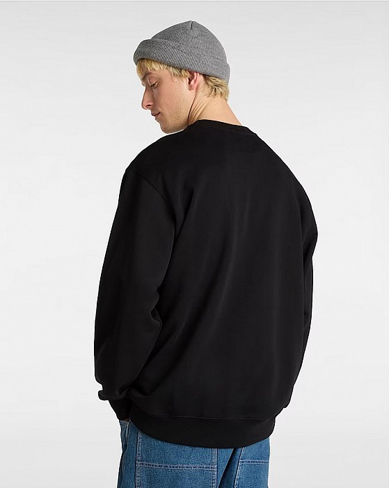 Mikina VANS SALTON LOOSE FIT CREW BLACK