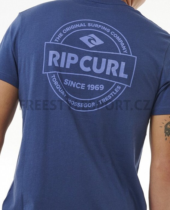 Triko RIP CURL STAPLE TEE NAVY