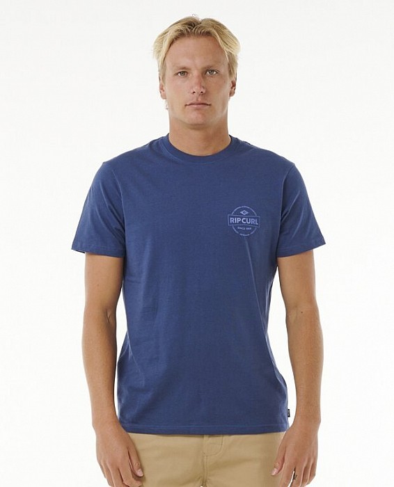 Triko RIP CURL STAPLE TEE NAVY