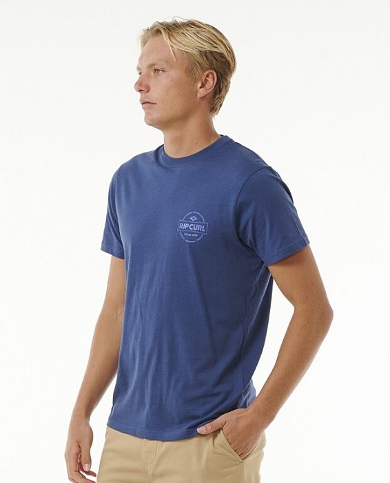 Triko RIP CURL STAPLE TEE NAVY