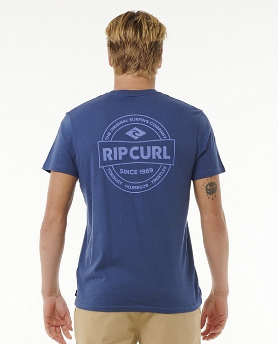 Triko RIP CURL STAPLE TEE NAVY