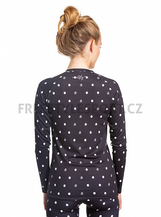 Thermo MEATFLY CAPA TERMO TOP BLACK DOTS
