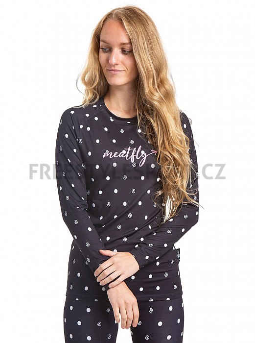 Thermo MEATFLY CAPA TERMO TOP BLACK DOTS