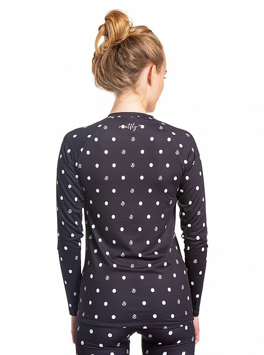Thermo MEATFLY CAPA TERMO TOP BLACK DOTS