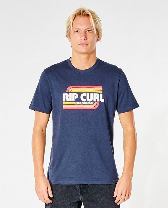 Tričko Rip Curl SURF REVIVAL YEH MUMMA TEE NAVY