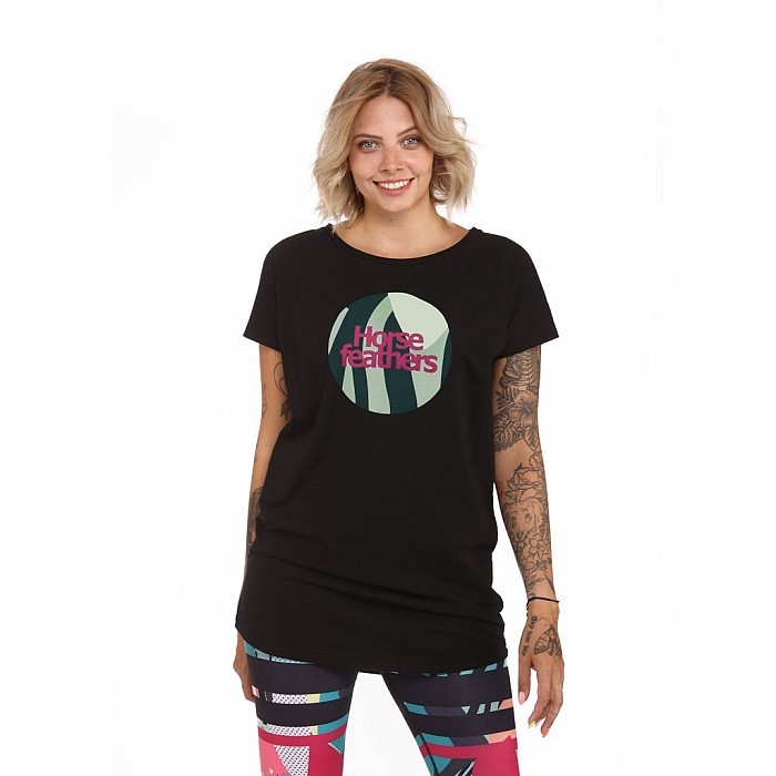 Triko HORSEFEATHERS MADRA TOP BLACK