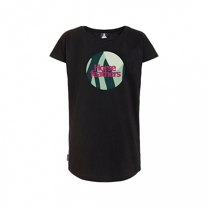 Triko HORSEFEATHERS MADRA TOP BLACK