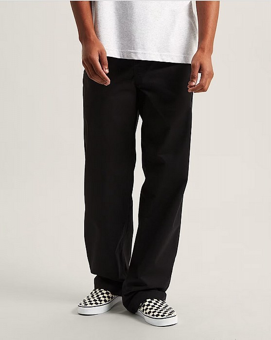 Kalhoty VANS AUTHENTIC CHINO STRAIGHT PANT BLACK