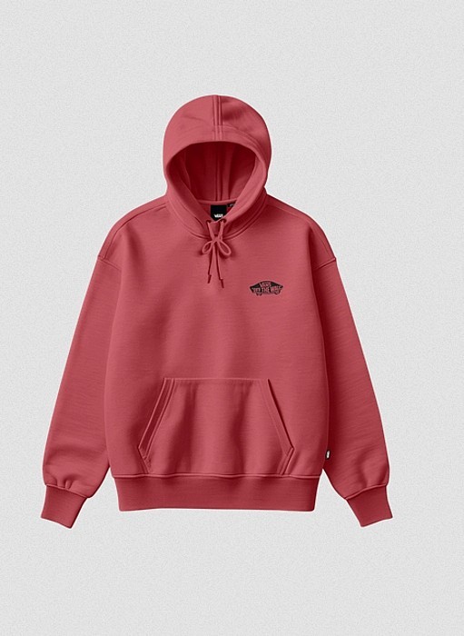 Mikina VANS DOUBLE STANDARD PULLOVER HOODY CRIMSON HAZE