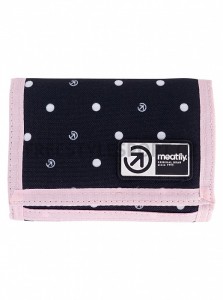 Peněženka MEATFLY DEWEY WALLET BLACK DOTS