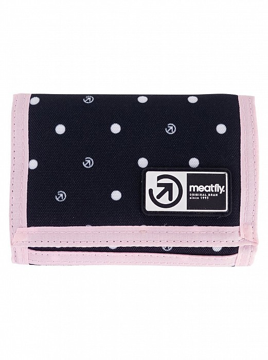 Peněženka MEATFLY DEWEY WALLET BLACK DOTS
