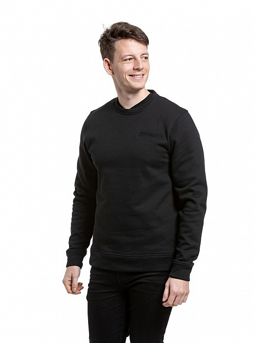 Mikina MEATFLY LUKE CREWNECK BLACK
