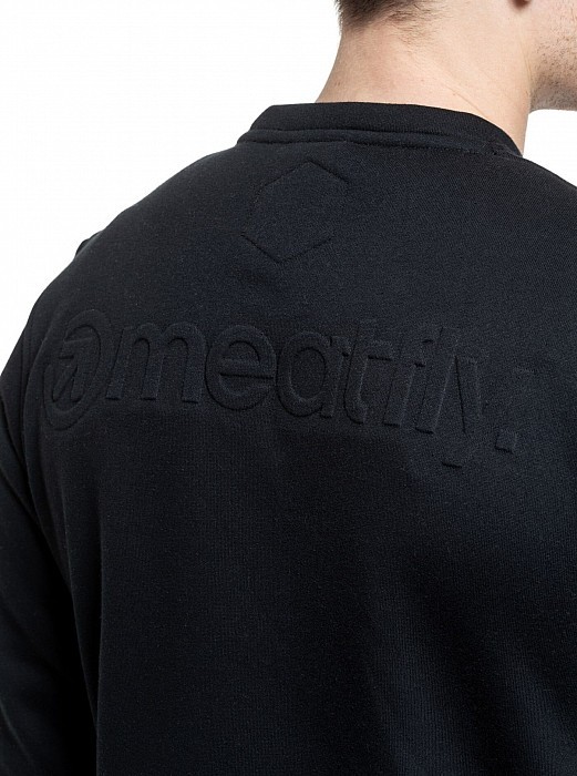 Mikina MEATFLY LUKE CREWNECK BLACK