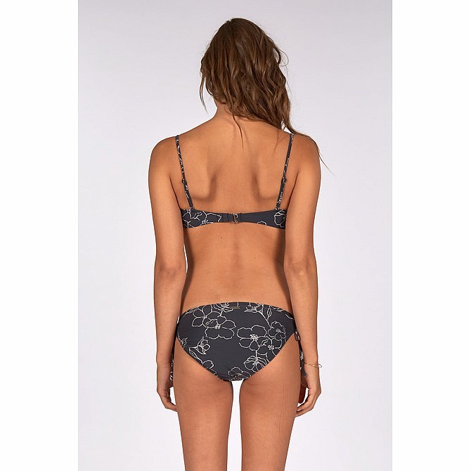 Plavky dámské spodní díl BILLABONG NIGHTFALL LOWRIDER BLACK PEBBLE