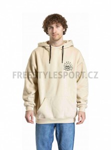 Mikina MEATFLY FRY UNI HOODIE SKULL BEIGE