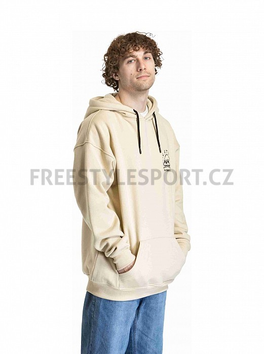 Mikina MEATFLY FRY UNI HOODIE SKULL BEIGE
