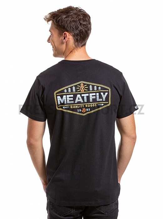 Triko MEAT FLY LAMPY T-SHIRT BLACK